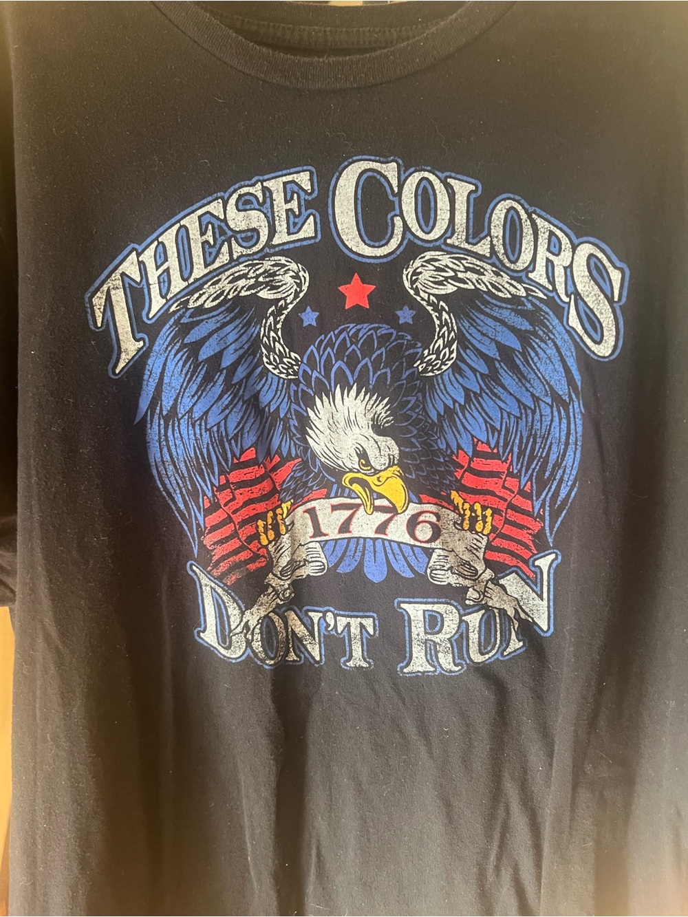 These Colors Don't Run Graphic Tee - Black